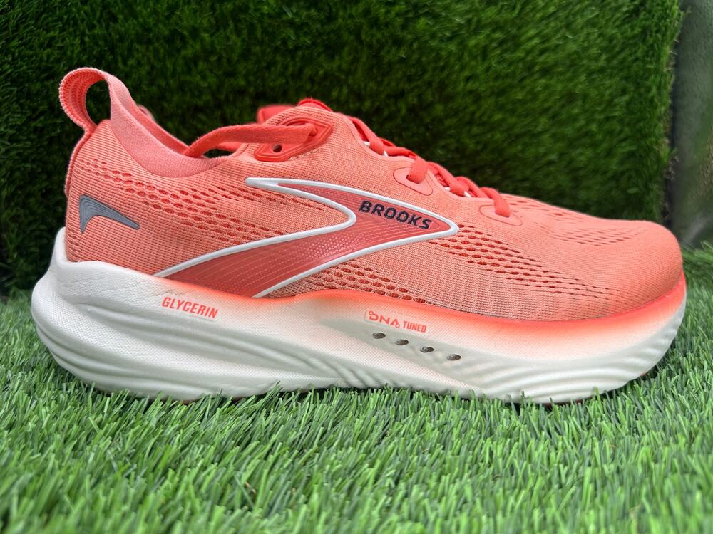 Brooks Glycerin 22 1204341B625 Athletic Sneaker Women's 9B Pink Jacquard Running